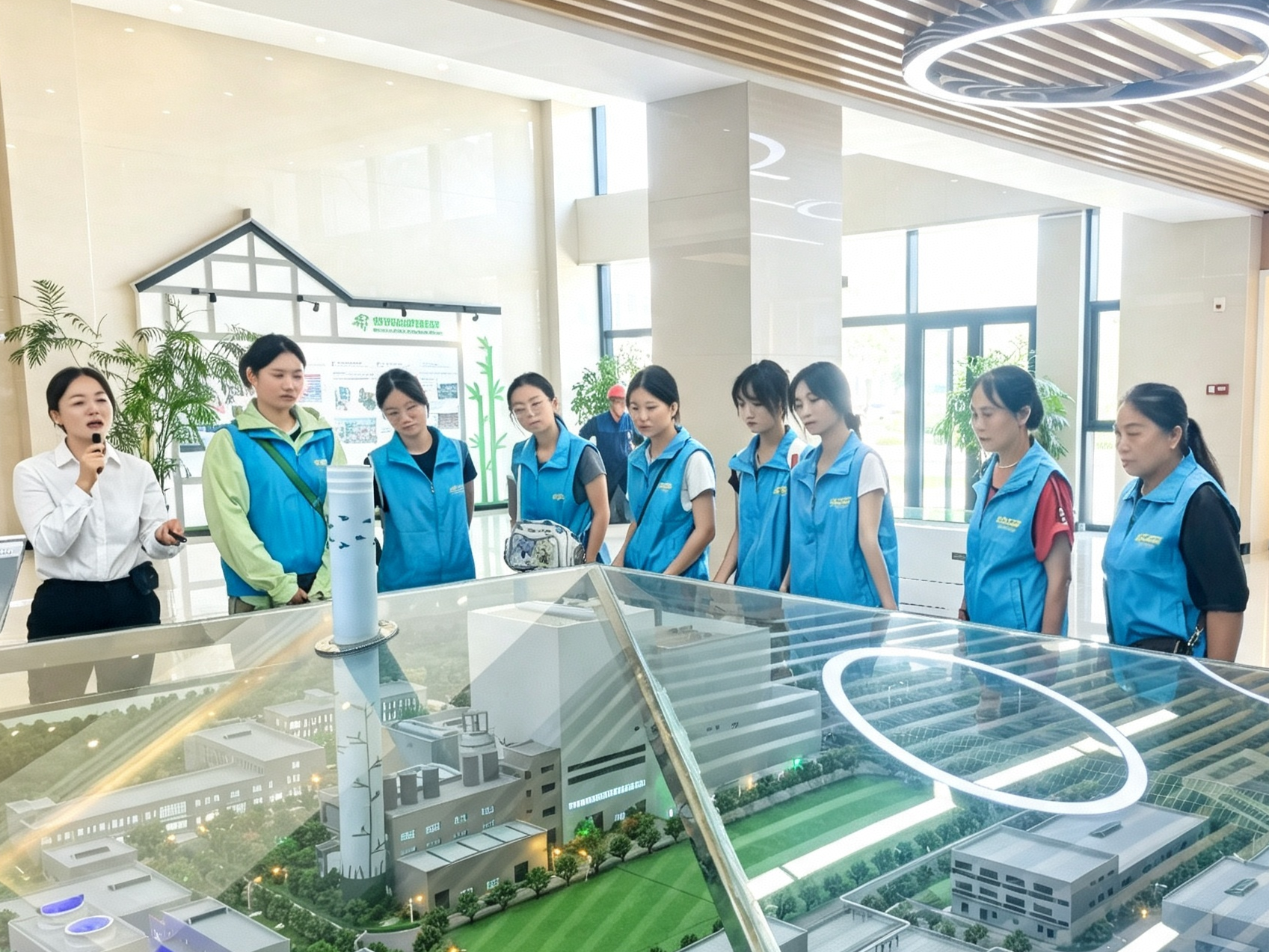 20260814 區生態環境局組織公眾走進永川三峰公司參觀-2.png